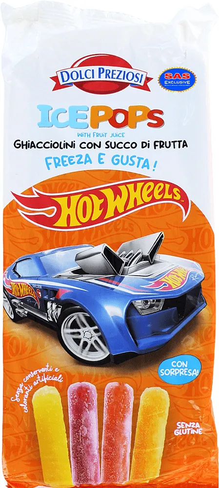 Popsicle "Dolchi Preziosi Hot Wheels" 400ml
