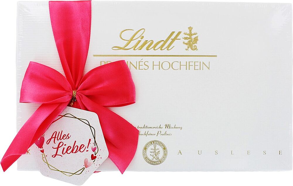 Շոկոլադե կոնֆետների հավաքածու «Lindt Pralines Hochfein» 200գ
