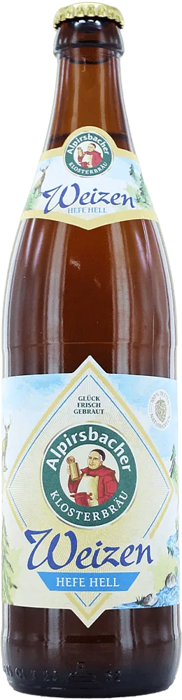 Пиво "Alpirsbacher Klosterbräu Weizen" 0.5л