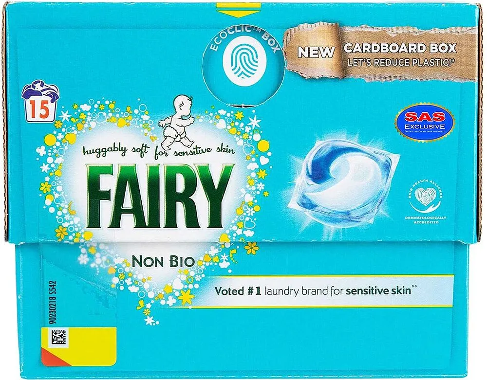 Universal washing capsules "Fairy Non Bio" 15 pcs 
