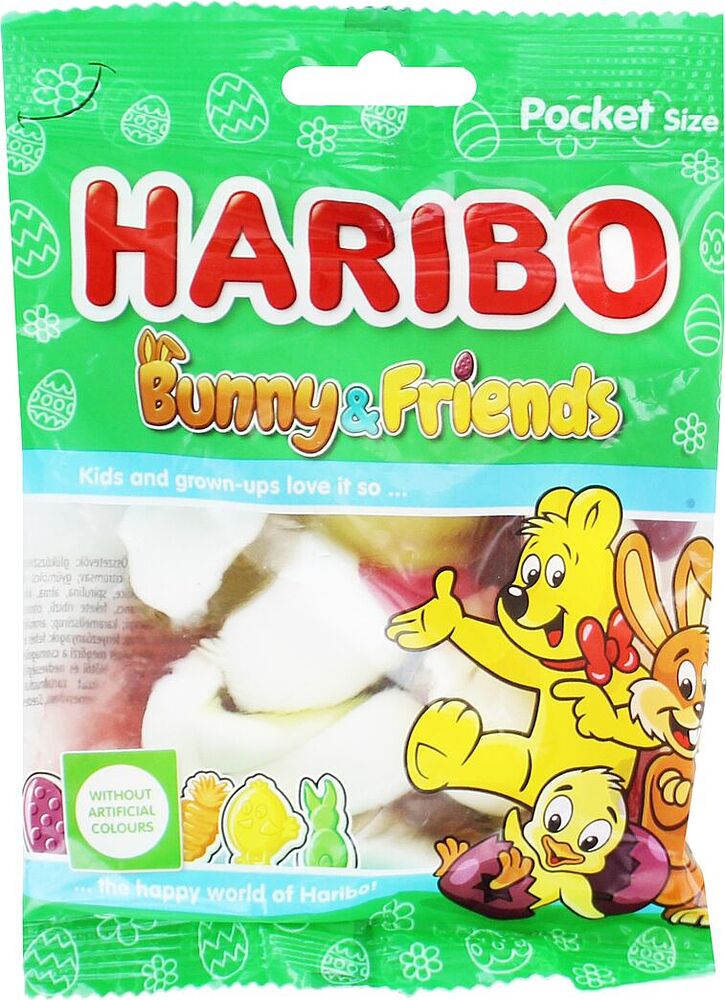 Конфеты желейные "Haribo Bunny & Friends" 90г
