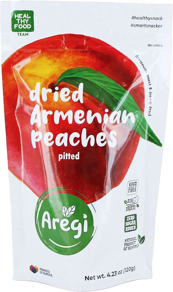 Dried fruit "Aregi" 120g Peach
