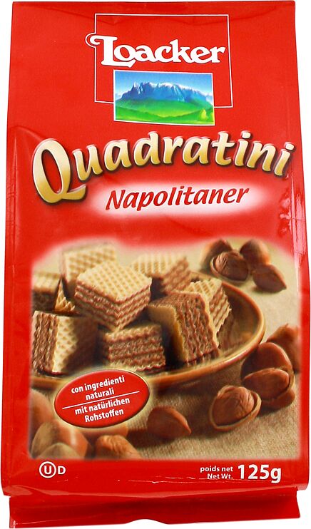 Wafer with nut filling 