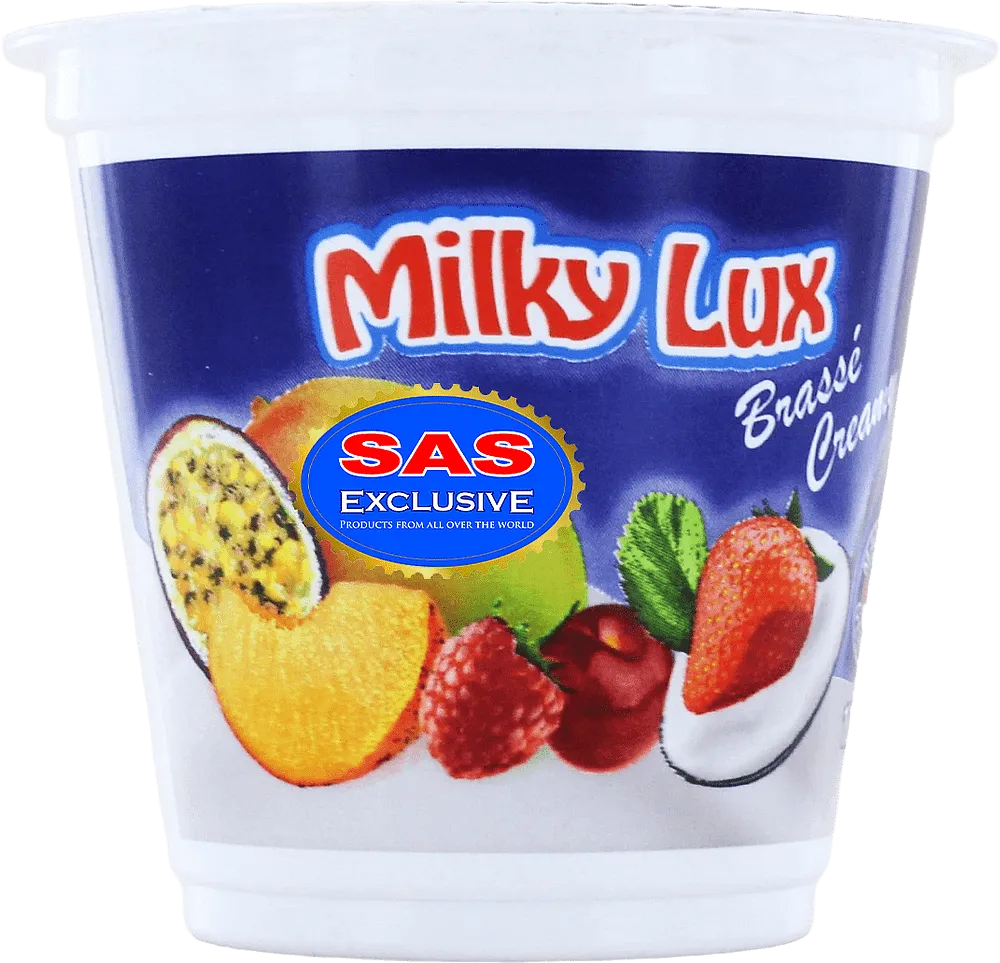 Milk dessert with strawberry flavour "Milky Lux Strawberry" 125g
