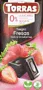 Chocolate bar with strawberry "Torras" 75g
