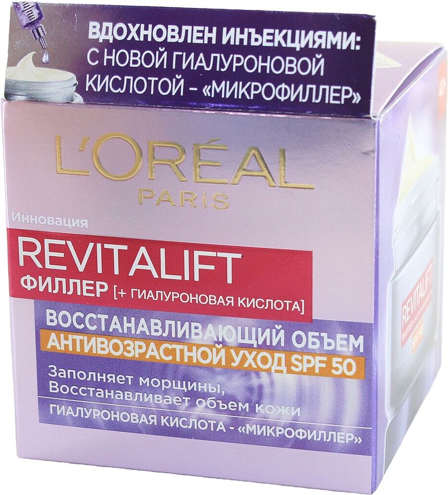 Face cream "L'Oreal Paris Revitalift 40+" 50ml