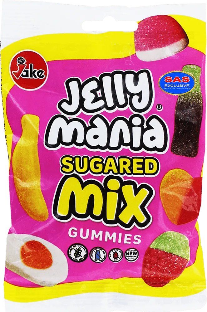 Jelly candies "Jake Jelly Sugared Mix" 100g
