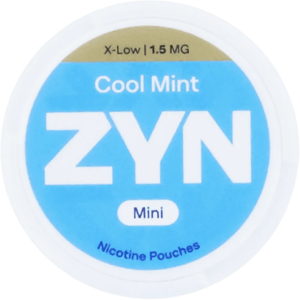Nicotine mint flavored pouches "Zyn Cool Mint Mini" 1.5mg
