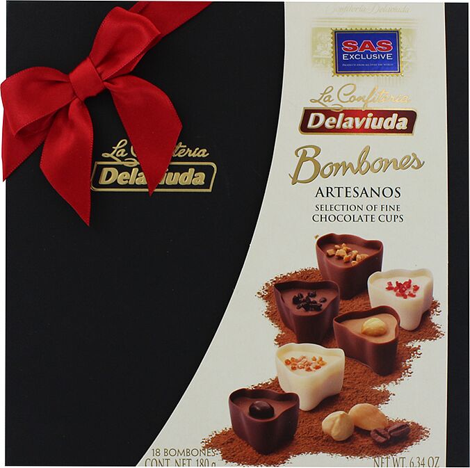 Շոկոլադե կոնֆետների հավաքածու  «Delaviuda Artesanos» 180գ