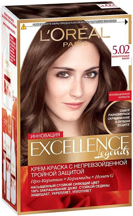 Краска для волос "L'Oreal Paris Excellence" №5.02