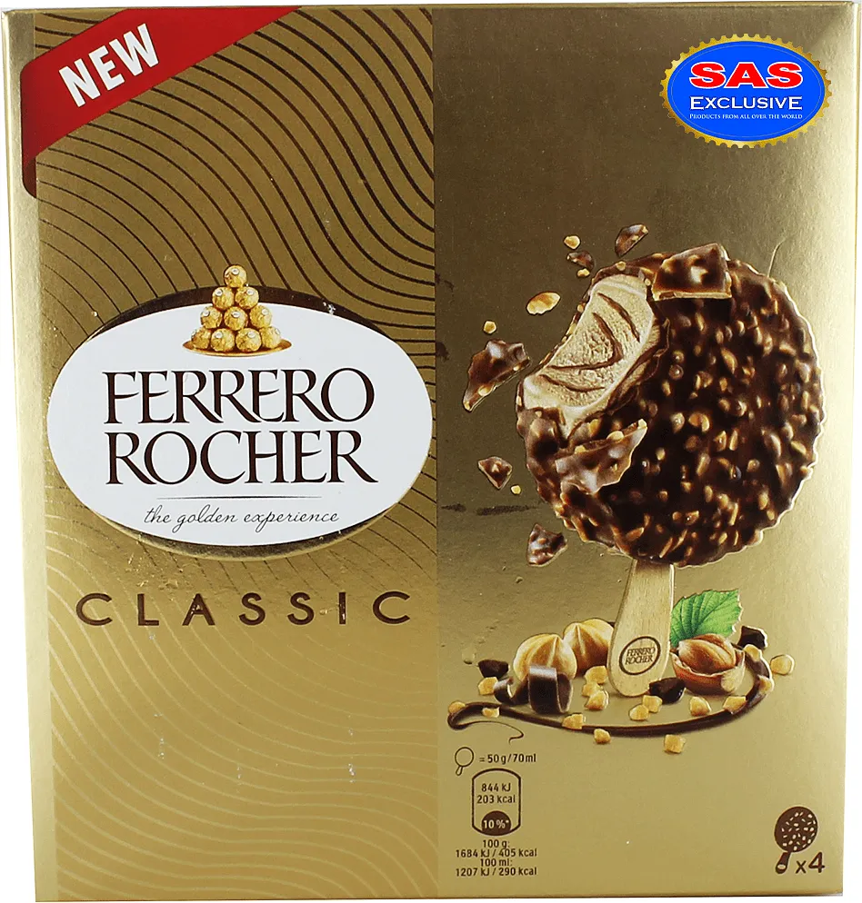 Ice cream with cocoa & hazelnuts "Ferrero Rocher Classic" 200g