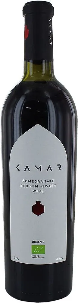 Pomegranate wine "Kamar Organic" 0.75l