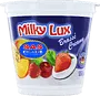 Milk dessert with peach & passion fruit flavour "Milky Lux Passion Fruit Peach" 125g