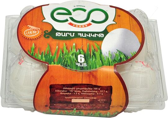 Яйца ''Eco Food'' 6шт
