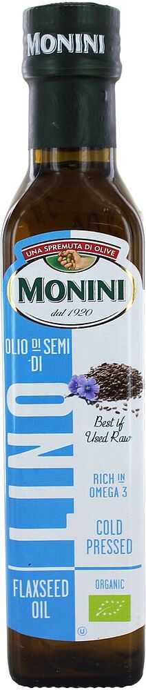 Масло льняное "Monini Organic" 250мл