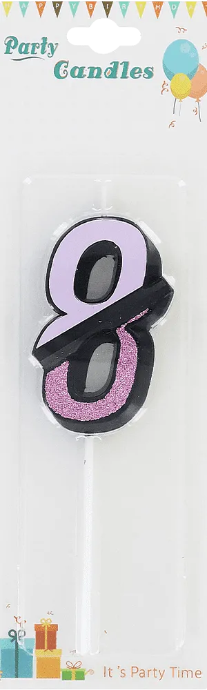 Մոմ ծննդյան «Party Candles» N8
