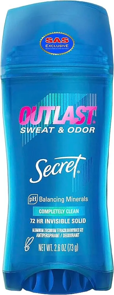 Antiperspirant-gel "Secret Outlast" 73g