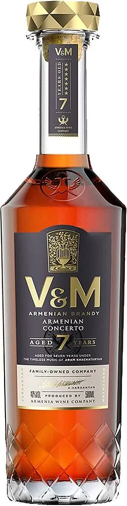 Կոնյակ «Վի Ընդ Էմ 7*» 0․5լ
 