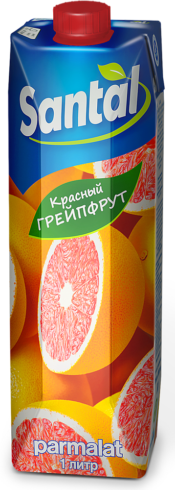 Juice drink ''Santal'' 1l Red grapefruit