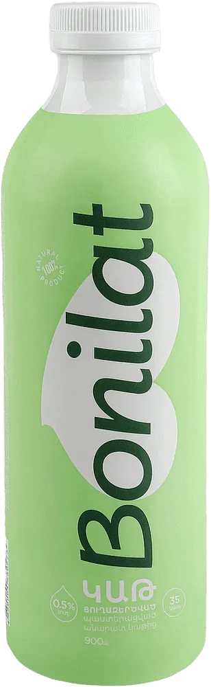 Milk "Bonilat" 900ml, richness: 0,5%
