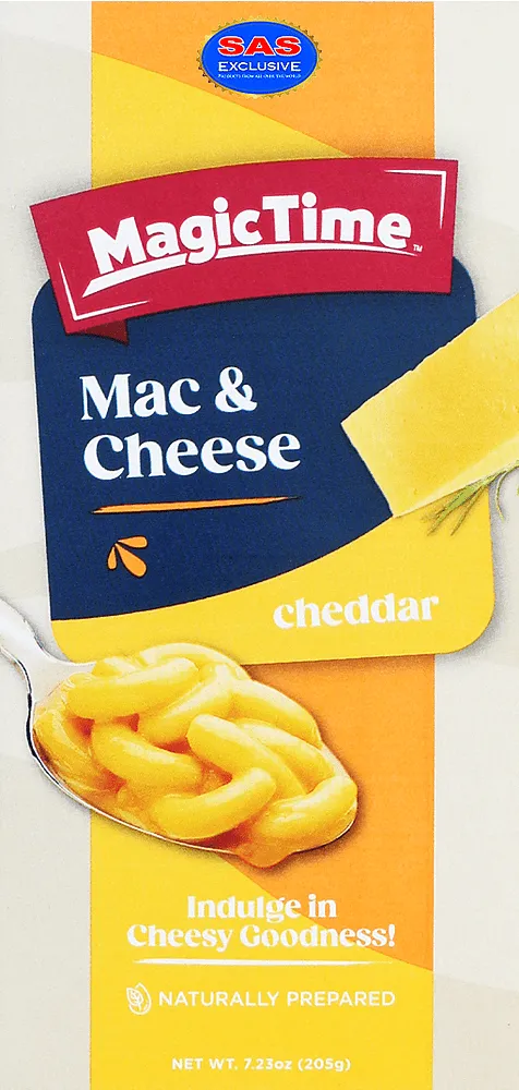 Pasta "Magic Time Mac & Cheese Cheddar" 205g