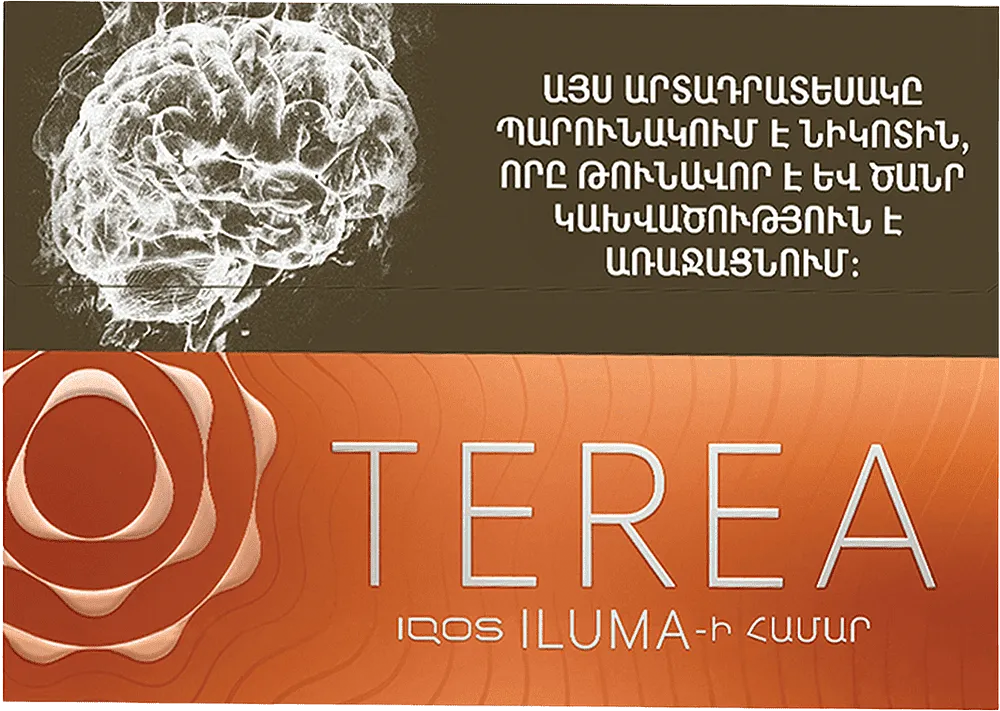 Տաքացվող ծխախոտի գլանակներ «TEREA AMBER»
