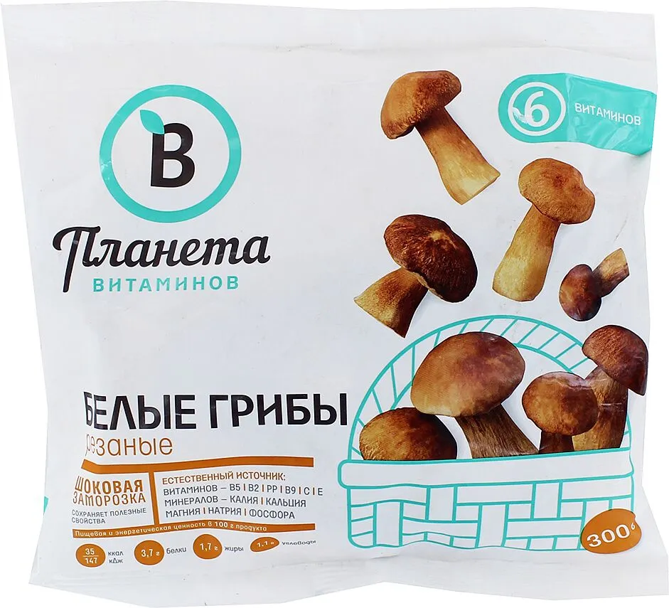 Frozen mushrooms "Planeta Vitaminov" 300g
