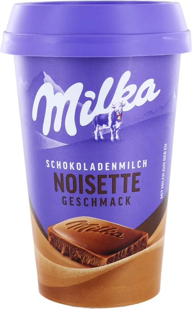 Chocolate drink with hazelnut flavor "Milka" 220ml
