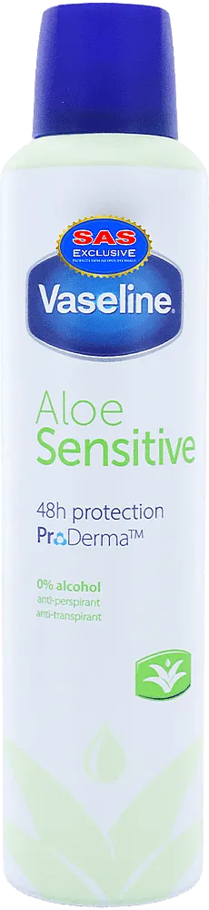 Antiperspirant - deodorant "Vaseline Aloe Sensitive Pro Derma" 250ml
