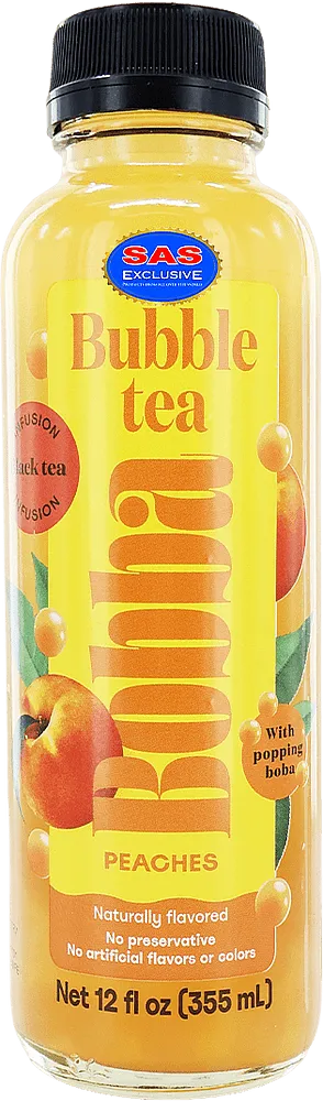 Սառը թեյ դեղձի «Bobba Bubble Tea Peaches 355մլ