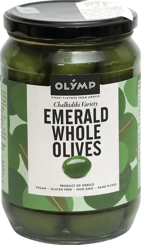 Green olives with pit "Olymp" 720g