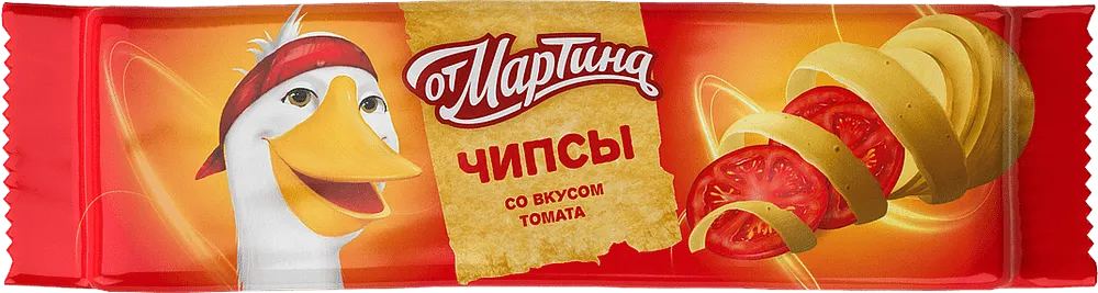 Tomato flavored chips "Ot Martina Tomato" 90g 