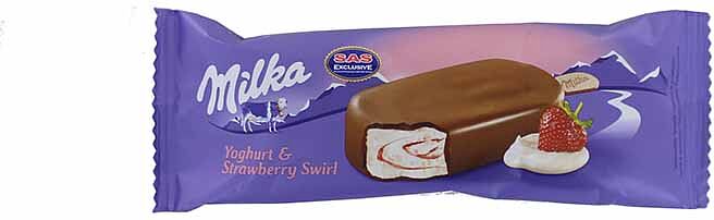 Strawberry ice-cream "Milka" 71g