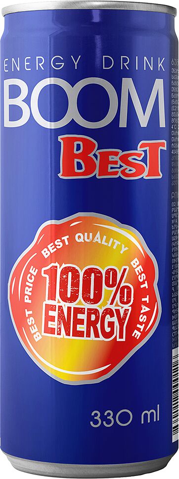 Carbonated energy drink 