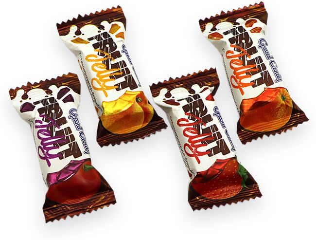 Chocolate candies "Grand Candy Fruit Jele"  