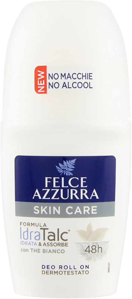 Դեզոդորանտ գնդիկով «Felce Azzurra Skin Care» 50մլ
