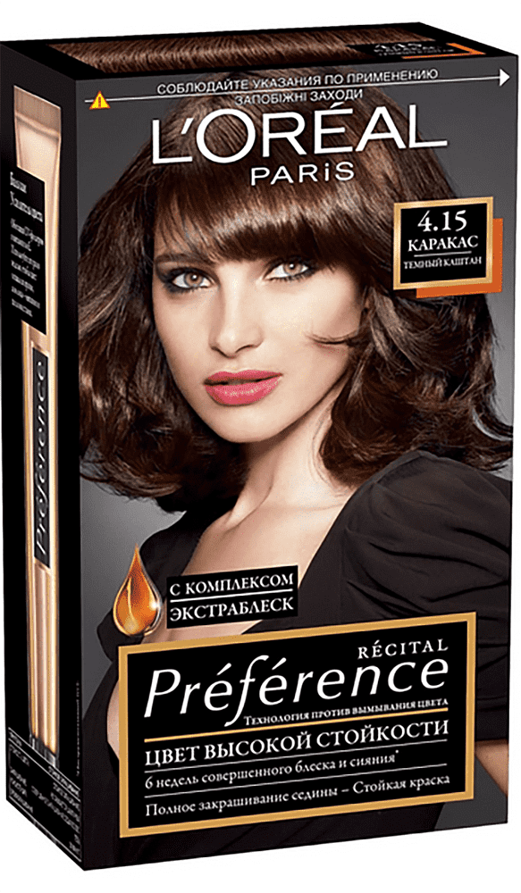Краска для волос "L'Oreal Paris Récital Preference" №4.15 