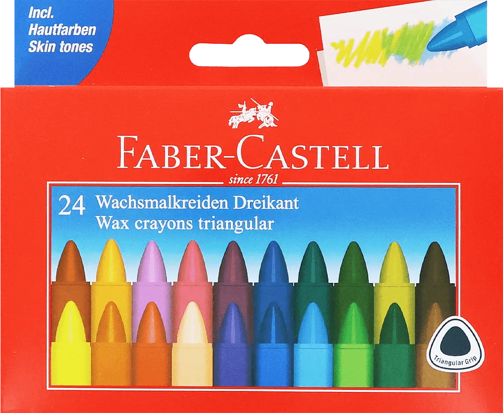 Յուղամատիտներ գունավոր « Faber-Castell» 24 հատ
