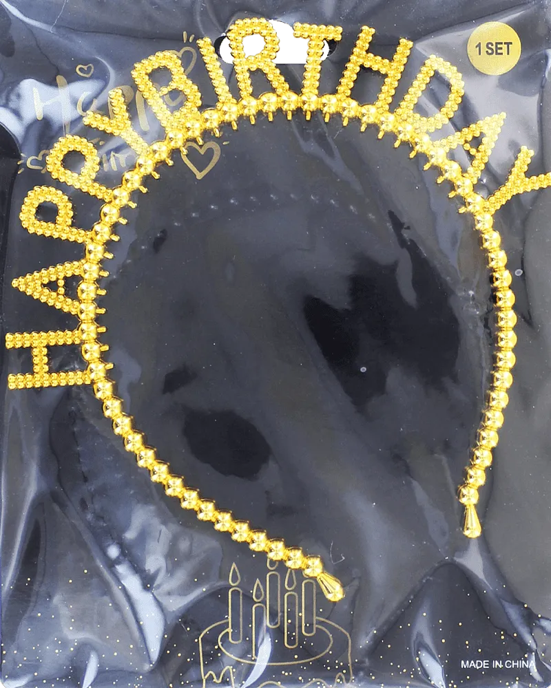 Գլխազարդ «Happy Birthday»
