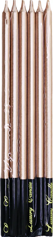 Birthday candle "Luxury Candle" 6 pcs.
