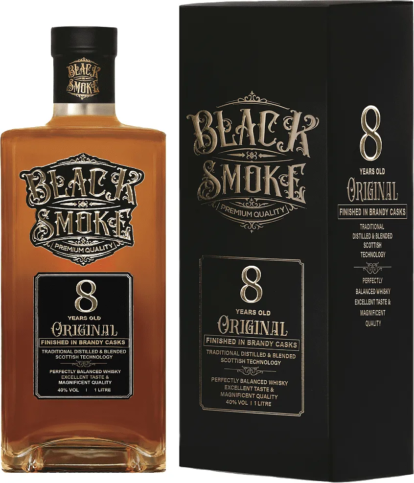 Whiskey "Black Smoke 8" 1l