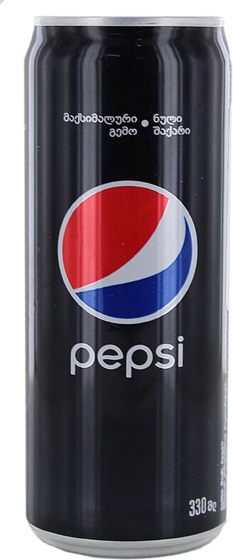 Освежающий газированный напиток "Pepsi" 0.33л