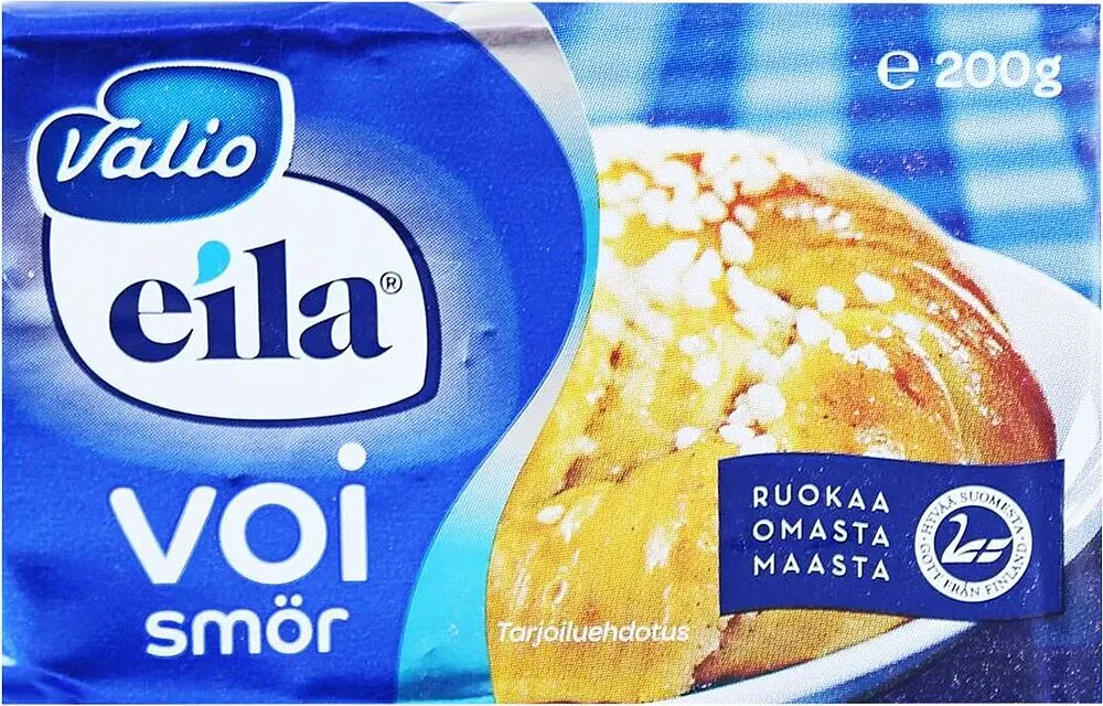 Масло сливочное "Valio" 200г, жирность: 80%
