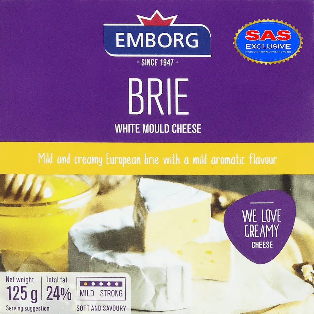 Brie cheese "Emborg" 125g