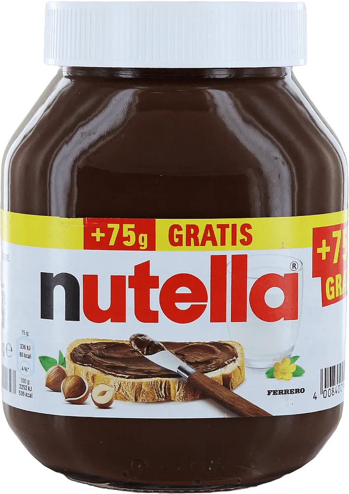 Շոկոլադե-ընկուզային մածուկ «Nutella» 825գ
