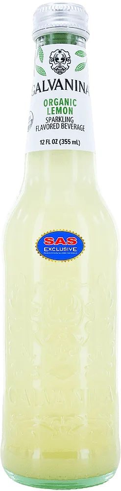 Զովացուցիչ գազավորված ըմպելիք կիտրոնի «Galvanina Organic Lemon» 355մլ