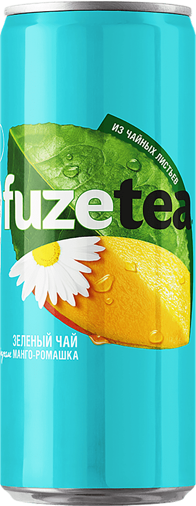 Чай холодный "Fuzetea" 0.33л Манго, ромашка и зеленый чай