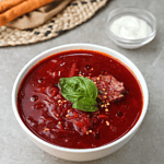 Borsch with meat 400g