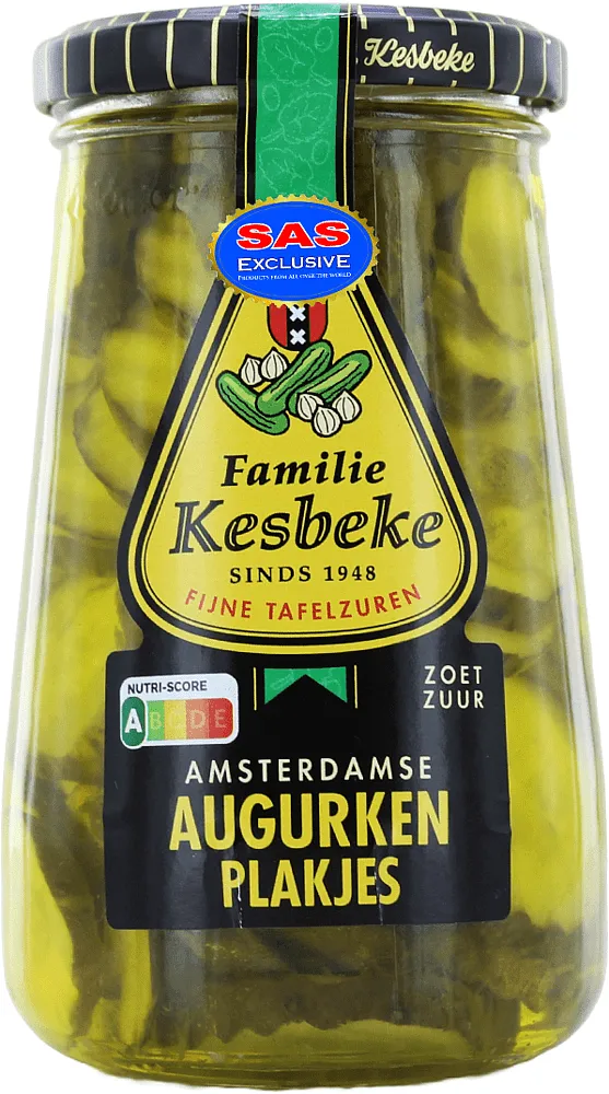 Pickled cucumber "Familie Kesbeke" 370ml