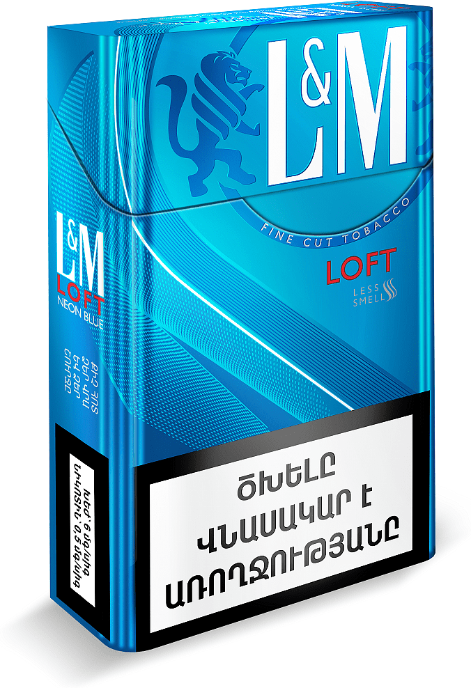Ծխախոտ «L&M Loft Neon Blue»
